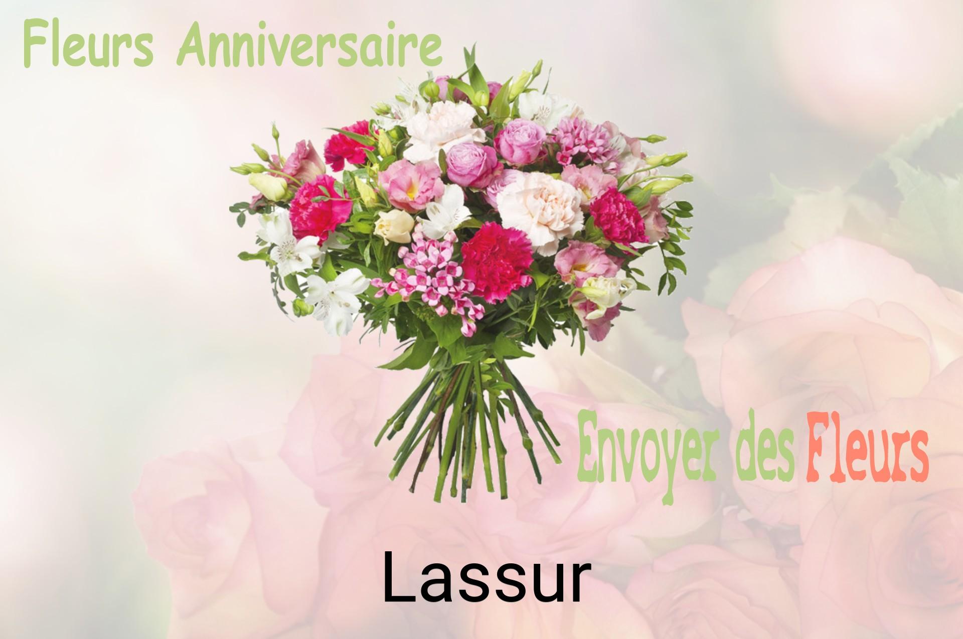 Bouquet de fleurs d’anniversaire livré à Lassur